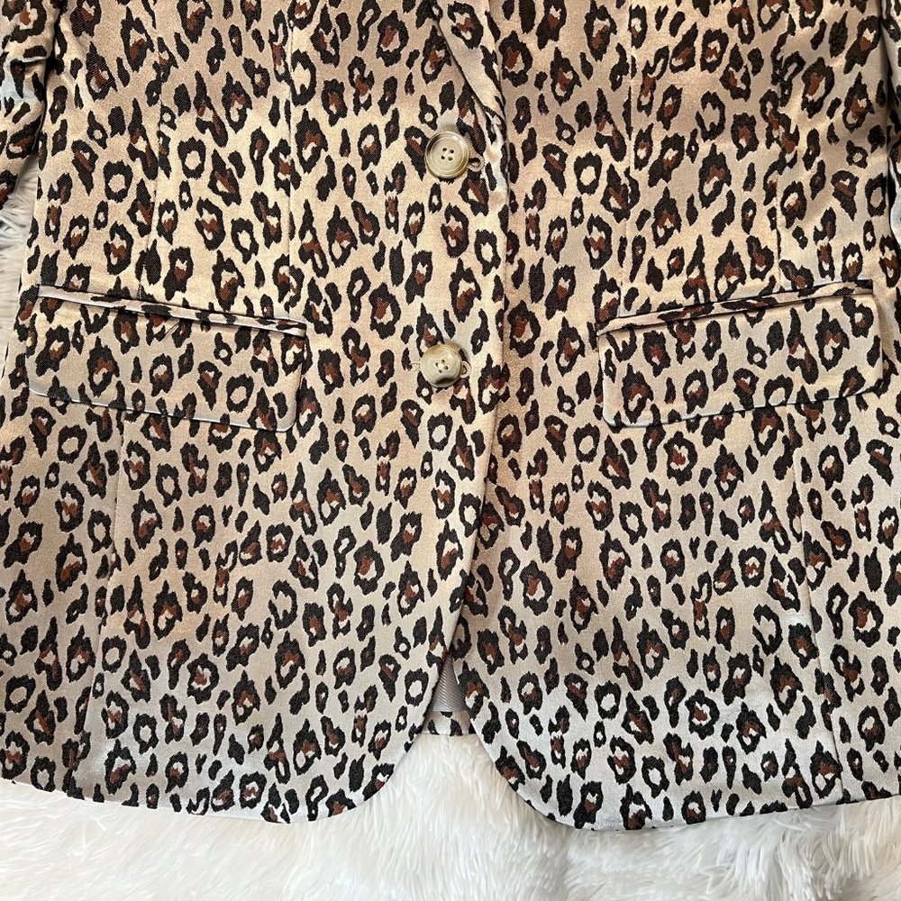 🎉HPx2🎉 Banana Republic Leopard Blazer / Jacket - Picture 5 of 15